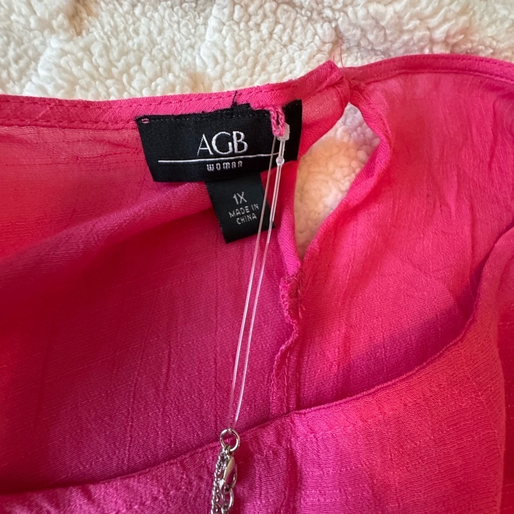 AGB Pink Sleeveless Dress Tank Top - Picture 4 of 4